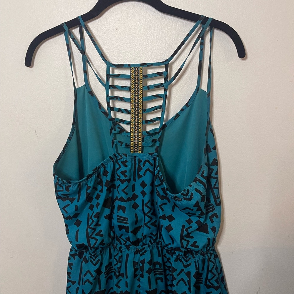 Cute blue and back dress